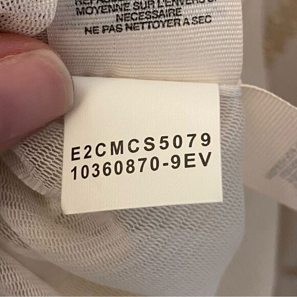 Rachel Roy white ivory gold v neck sleeveless formal dress shower wedding XL - Picture 11 of 12